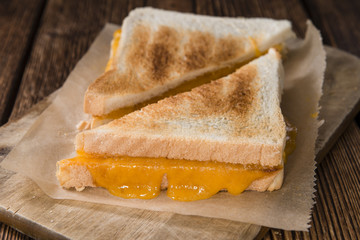 Homemade Cheese Sandwich (selective focus)