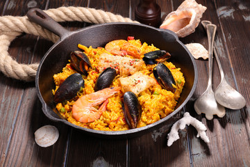 seafood paella