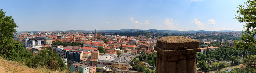 Fototapeta na wymiar Panorama - Cluj city