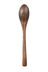 Wooden spoon isolated on white. Clipping path.