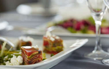 Traditional french meals and snacks.
