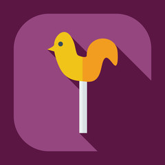 Flat modern design with shadow icons candy