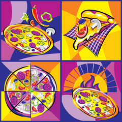 pizza bright set