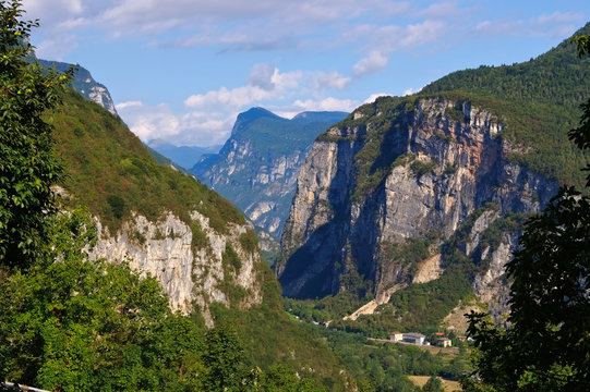 Suganertal im Trentino - Valsugana valley in Trentino