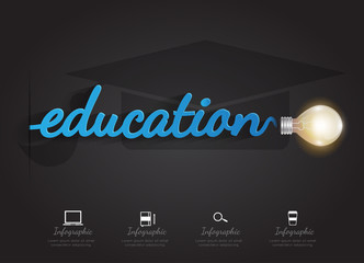 Infographic for education concept