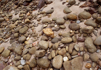 Pebbles Background and Texture, beach