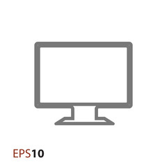 Monitor icon for web and mobile