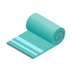 Towel isometric 3d icon