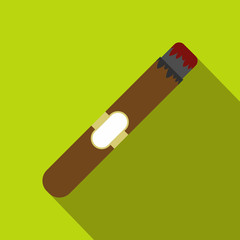 Cigar flat icon 