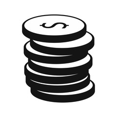 Stack of gold coins icon