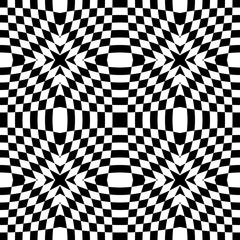 Design seamless monochrome geometric pattern