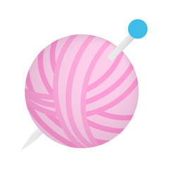 Ball of thread isometric 3d icon