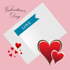 love letter mail - Valentines Day Flyer - Valentines Day Card - Valentines Day Background
