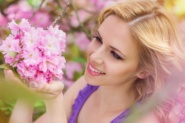 Fototapeta premium Beautiful young woman