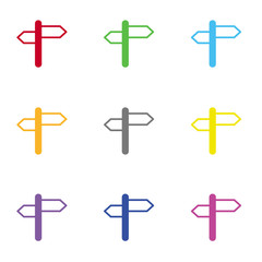 Obraz premium Direction icon for web and mobile