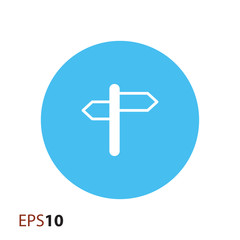 Direction icon for web and mobile