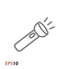 Flashlight icon for web and mobile