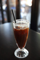 Ice Americano coffee