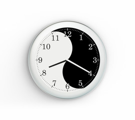 Yin Yang clock