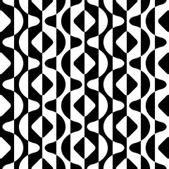 Seamless Curved Shape Pattern