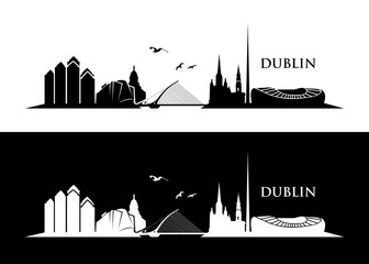 Obraz premium Dublin skyline