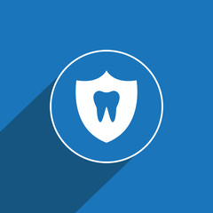 Tooth protection icon for web and mobile
