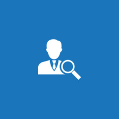 Job search icon for web and mobile