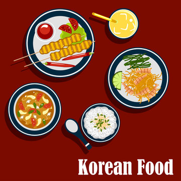 Korean cuisine food and beverages