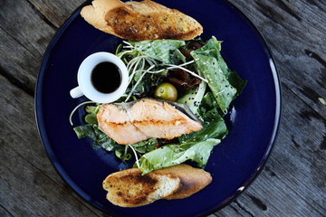 Grilled Salmon steak