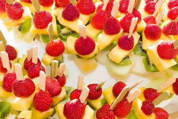 Spiedini di frutta fresca