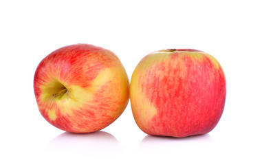 Ripe apple  on white background