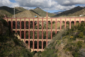 Acueducto del Águila en Nerja, Málaga.