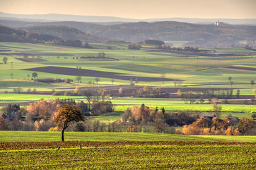 Herbstlandschaft Land und Flur