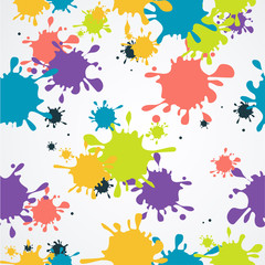 Drop Blot Background Seamless. Vector