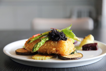Fried fish fillet
