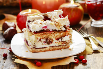 Layer cherry cake