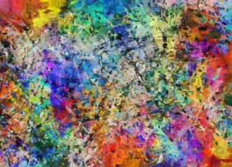 Obraz na płótnie Canvas Fluid lines of color movement