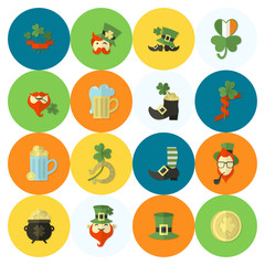 Saint Patricks Day Icon Set