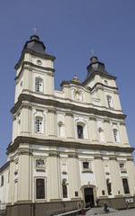 Fototapeta na wymiar Orthodox Church in the center of Ivano-Frankivsk