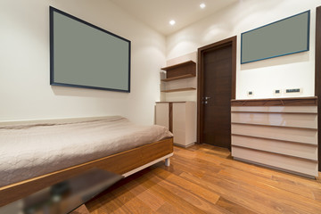 Interior of a modern bedroom