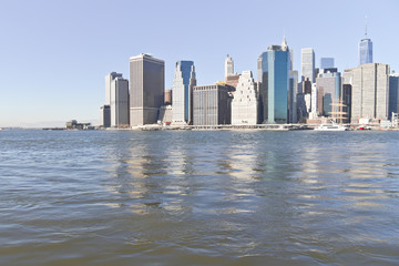 Naklejka premium Manhattan skyline