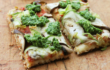 Pizza with vegetables