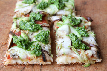Pizza with vegetables
