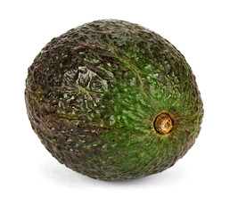 avocado on a white background