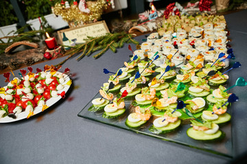 Beautiful holiday table setting