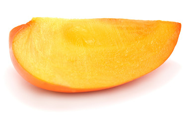 Fototapeta na wymiar Sliced persimmon