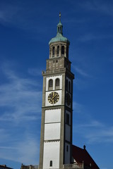 View in the city of Augsburg, Bavaria, Germany