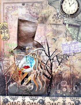 Macabre scarecrow