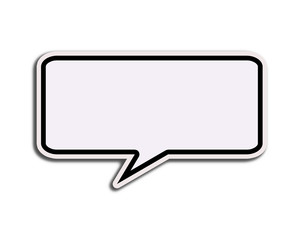 Speech bubbles.