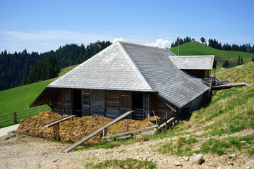 Wooden barn